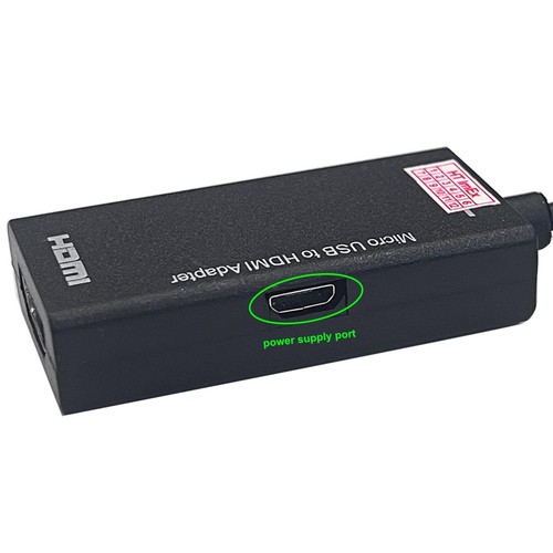 USB Micro B MHL auf HDMI Adapter, 16cm, Smartphone, Tablet, PC zu TV, Beamer - Bild 6 von 11