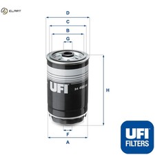 FUEL FILTER 24.468.00 FOR HYUNDAI KIA SORENTO/III/PRIME/SUV SORENTO/SORENTO 1.4L