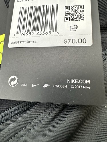Nike Power Dri-Fit Damen Übergröße 2X schwarz enge Leggings Laufen 7/8 mittlerer Bund - Bild 16 von 16