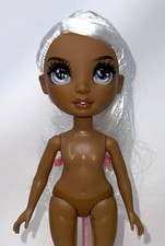 Rainbow High Airbrush Color Create Nude AA Fashion Doll White Hair High Ponytail