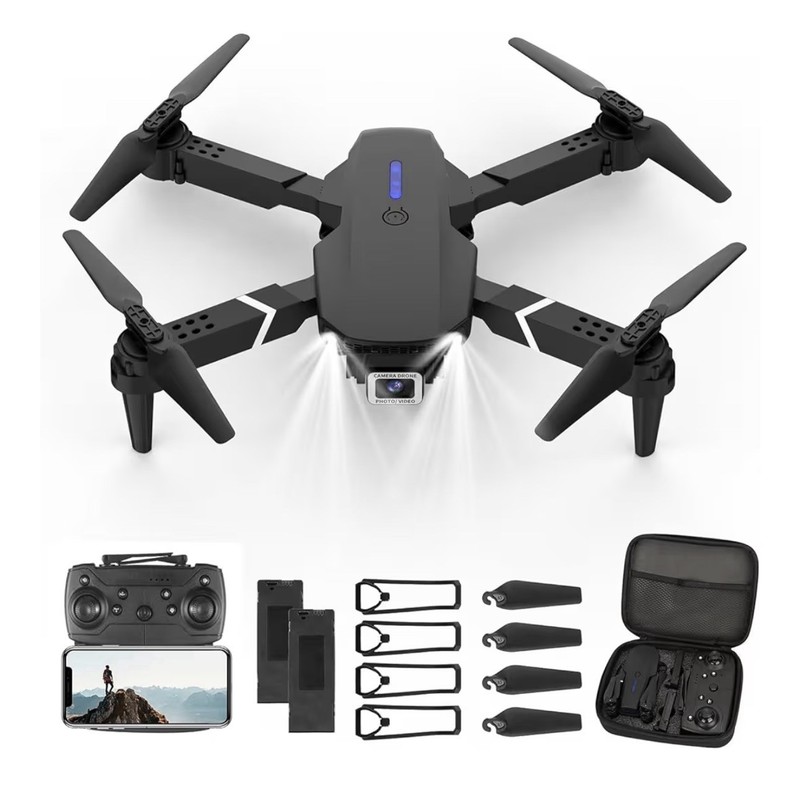 Mini Drone with Camera, 4K HD FPV Drone, Altitude Hold, Gesture Selfie