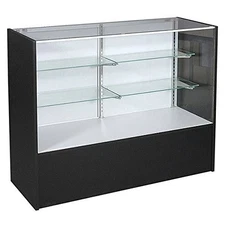 SSWBasics Black Display Case (48 inch Full Vision) - Ready to Assemble - 48