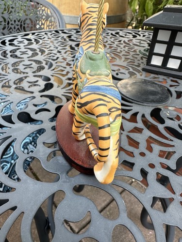 Franklin Mint El Tesoro del Carrusel Arte Tigre Animal William Manns 1988 Usado en Excelente Condición - Imagen 4 de 12