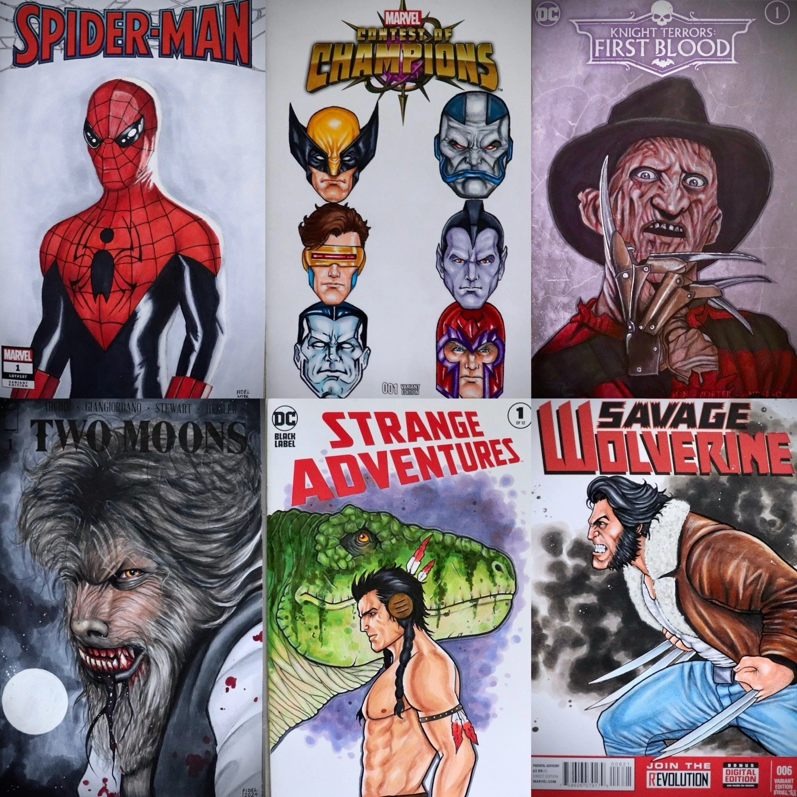 Original Custom Blank Sketch Cover Artwork DC Comics Marvel Image Commissions
Opens in a new window