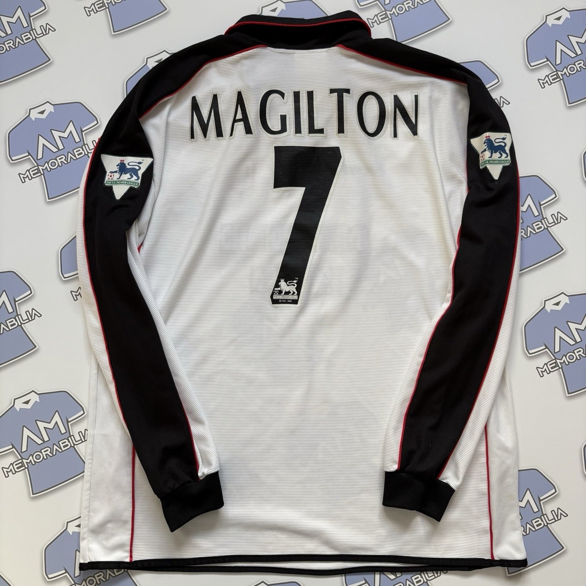 Match Worn Signed Jim Magilton 2000/2001 Ipswich Town Away Shirt