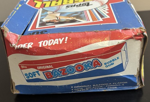 1982 Topps Baseball Empty Display Wax Box - Picture 4 of 8