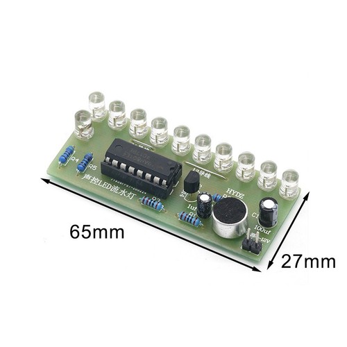 Interactive LED Water Light Kit with Voice Control for Students and Hobbyists - Afbeelding 7 van 8