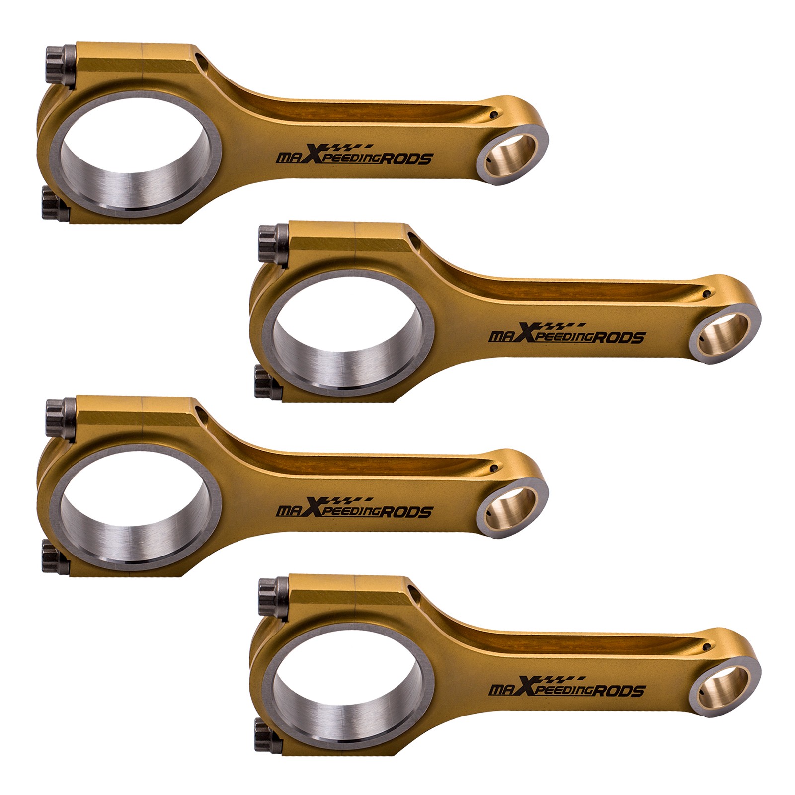 H Beam Titanized 4340 Connecting Rods for Peugeot 207 RC 2006-2010 THP175