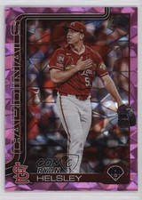 2025 Topps Series 1 Pink Diamante Foil Ryan Helsley #241 1o9k