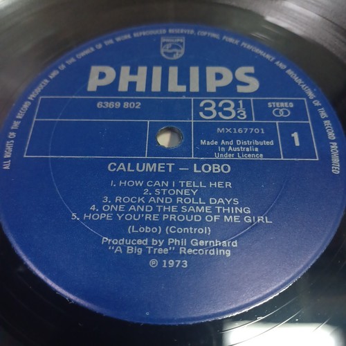 LOBO Calumet Vinyl Record 12" LP Album 1973 Australian Pressing 6369 802 - Picture 3 of 4