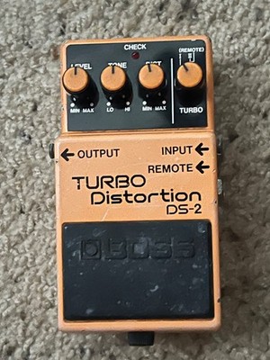 BOSS DS-2 Turbo Distortion Guitar Effects Pedal Vintage Made in Japan PSA
