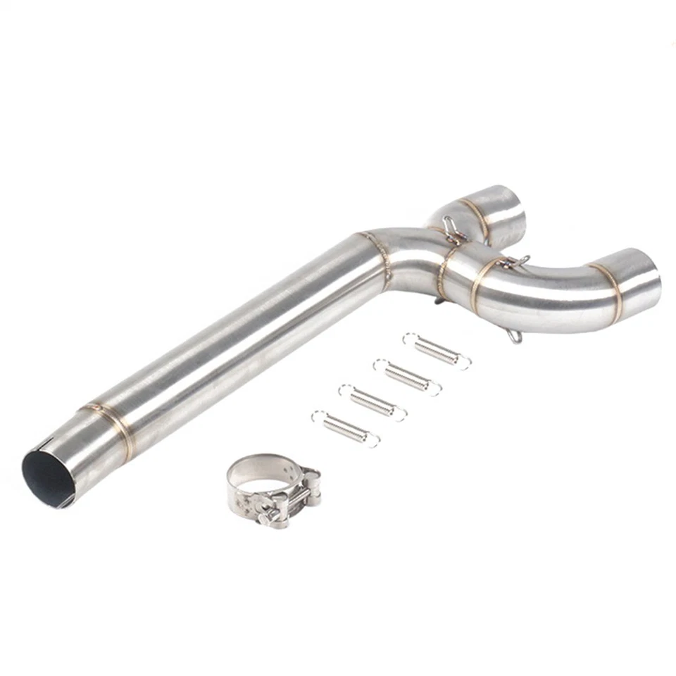 Silenciador negro tubo de escape negro R&L para Yamaha FZ6 FZ6N FZ6S 2004-2009 Foto 3 de 4