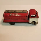 Vtg Bandai 1950s Japan Tin Friction Ford Mobil Gas Tanker Pegasus 5” Toy