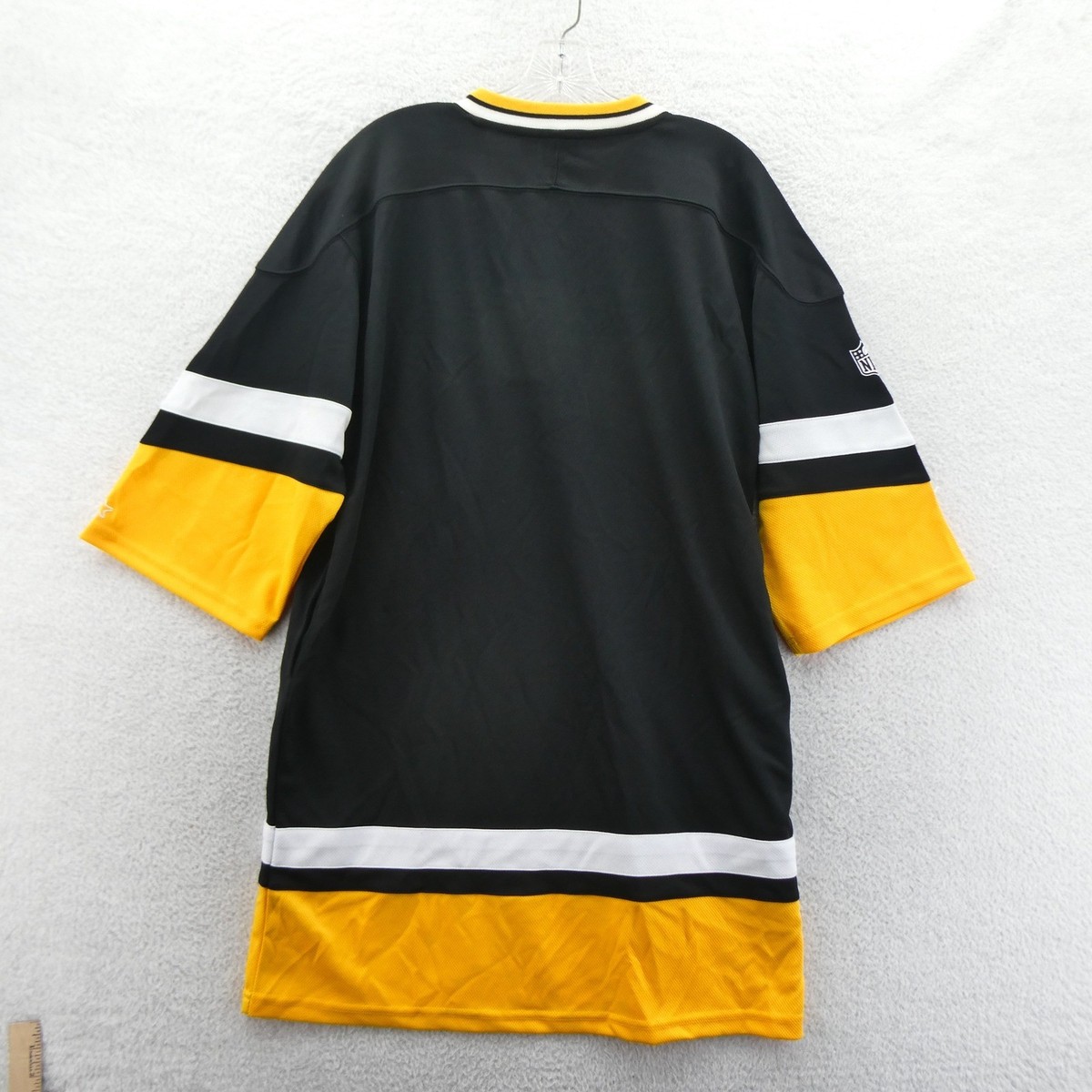 pittsburgh steelers jersey dress Women's Tommy Bahama Black Pittsburgh Steelers Ashby Isles Three-Quarter Length Sleeve Pullover Jersey Dress Size: Extra Small