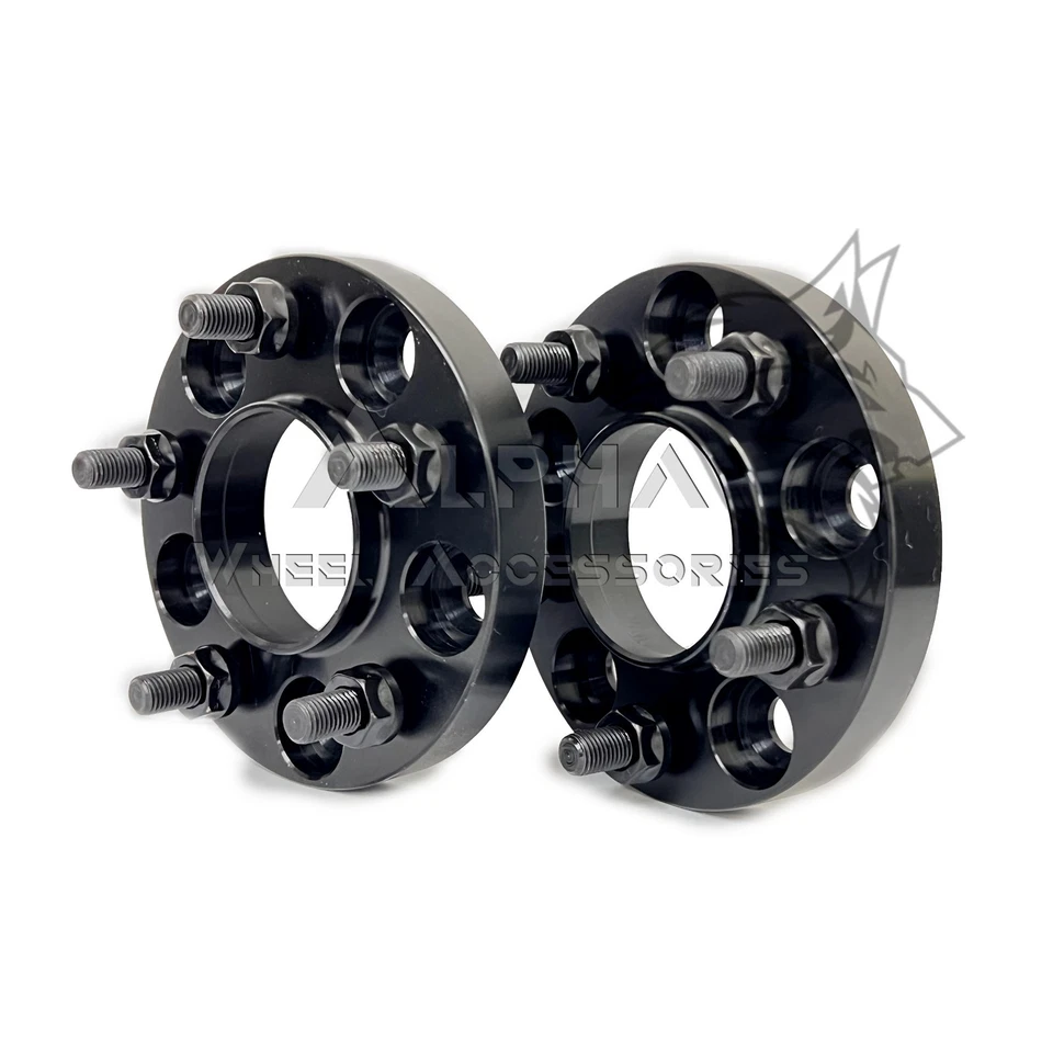 4Pc 5x4.5 Hub-Centric Wheel Spacers 25mm For 2015-Newer Ford Mustang GT EcoBoost - Image 4 of 4