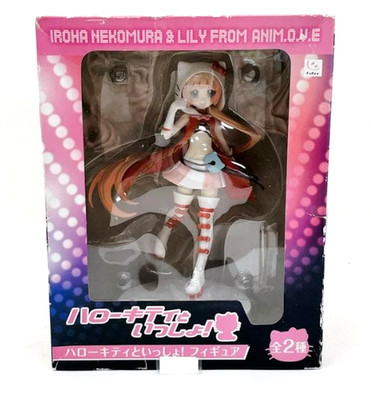 With Hello Kitty To Issho Special Figure Iroha Nekomura & Lily From Anime NEW