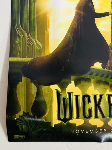 Wicked Movie Theater Original doppelseitiges Sammlerstück Promo Poster 11” x 17” - Bild 4 von 15