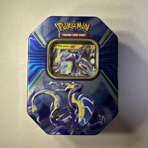 Pokemon Trading Card Game TCG Paldea Legends Blue Tin Miraidon ex - NEW SEALED!