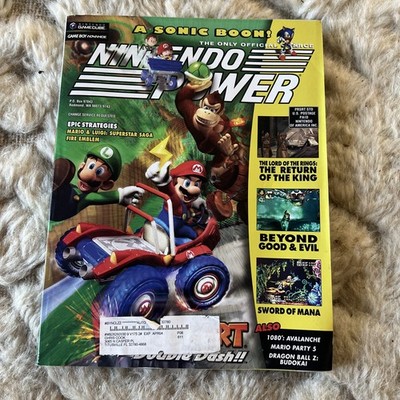 Nintendo Power #175 Mario Kart Double Dash with Sonic Heroes Poster& Stickers!