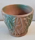 VINTAGE MCCOY POTTERY LEAVES AND BERRIES FLOWER POT