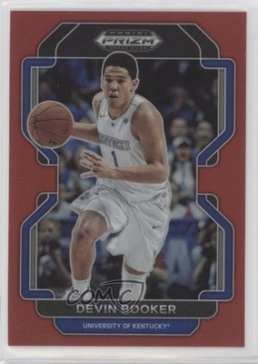 2022-23 Panini Prizm Draft Picks Red Prizm 15/299 Devin Booker #13 0t2