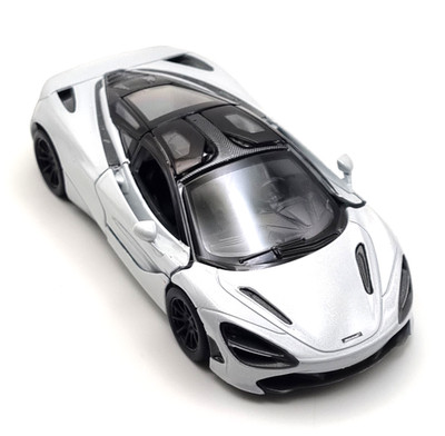 McLAREN 720S SUPER CAR (WEISS) Maßstab 1:36 Diecast Modell Spielzeugauto KINSMART - NEU