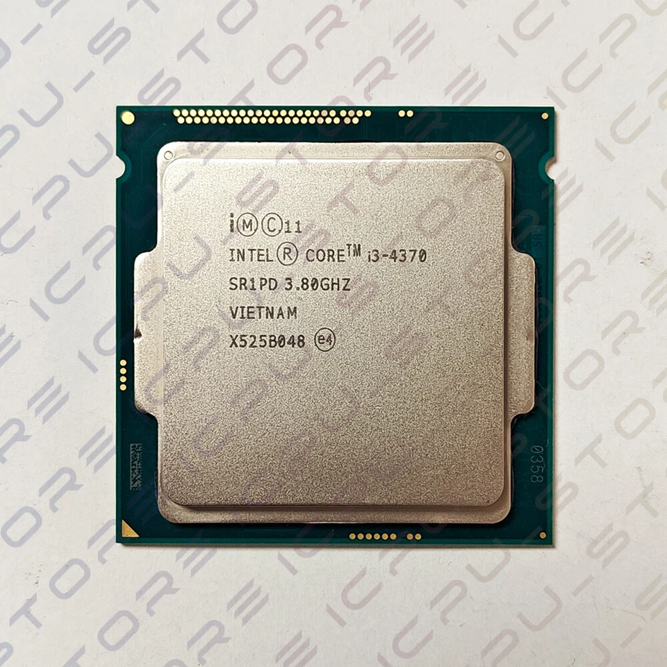 Procesador CPU Intel Core i3-4370 SR1PD SR1JZ 3,8 GHz 2 núcleos 54 W LGA1150 Foto 2 de 3