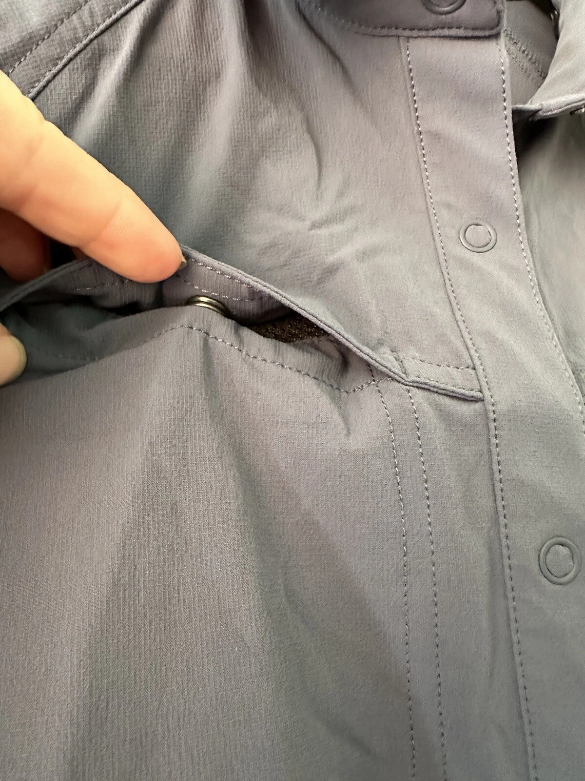 outdoor-research snap nylon stretch shacket jacket