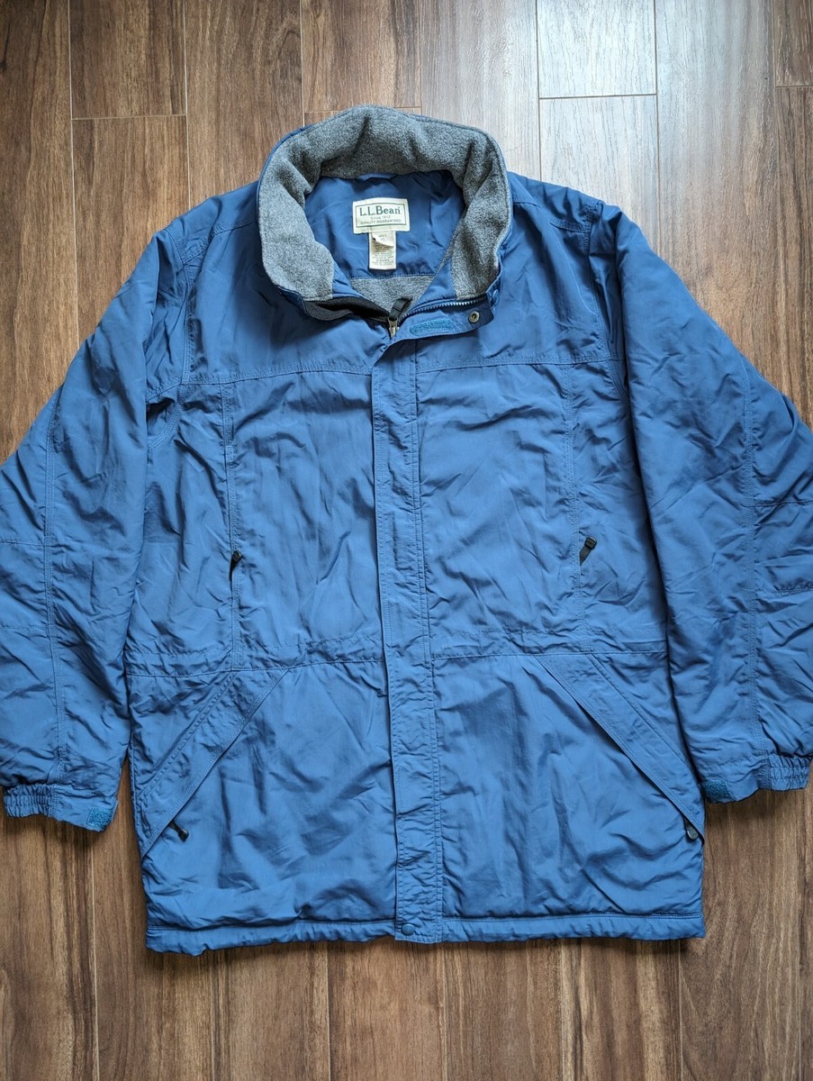 小物 LL bean nylon long coat jacket vintage Vintage LL Bean Nylon Full Zip Jacket Barn Coat 0 BDX 6 Blue