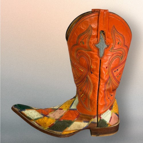 Aventurero White Western Ostrich Pointed Toe Cowboy Boots 8.5US / 27.5MEX - Picture 10 of 24