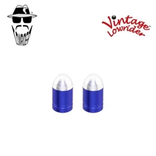ALTALINE BULLET VALVE CAPS IN BLUE USED FOR PRESTA VALVE.
