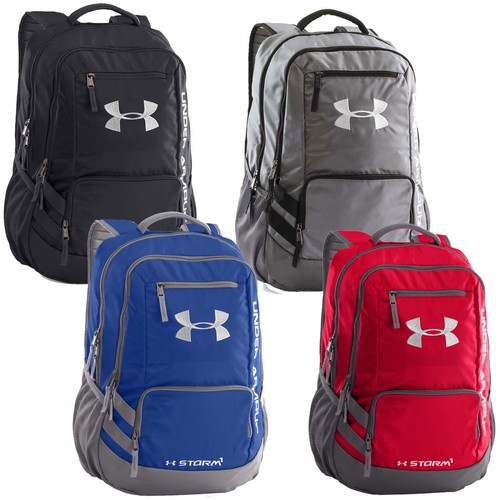 Under Armour UA Hustle Backpack II Rucksack Gym Travel School Bag