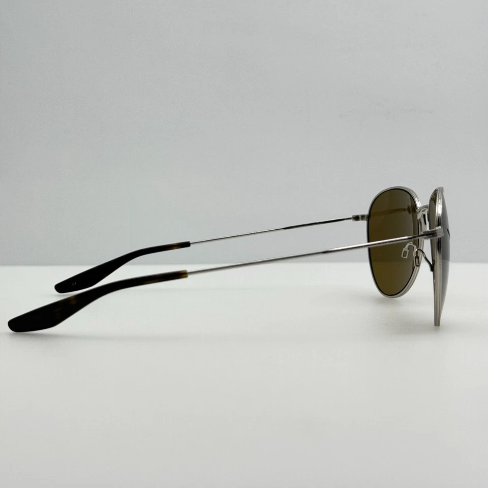 Óculos de sol Barton Perreira Cruisaire SIL/VBR Japão 56-17-145 lente rachada - Imagem 2 de 4