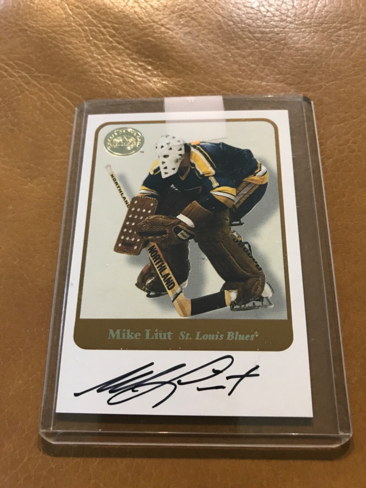 2001-02 Fleer Greats of the Game - Autographs Mike Liut (AU)