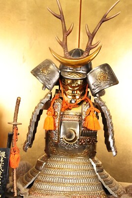 Japanese May Doll Yoroi Samurai Armor Figure Kabuto Yamanaka