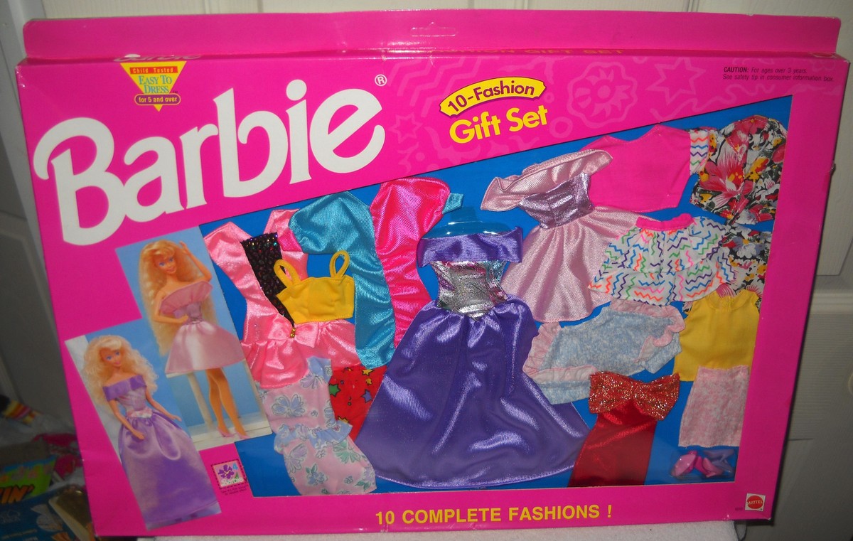 レア　Barbie セット★アメリカ購入品 9349 RARE NRFB Mattel Wholesale Club Barbie 10 Fashion Giftset