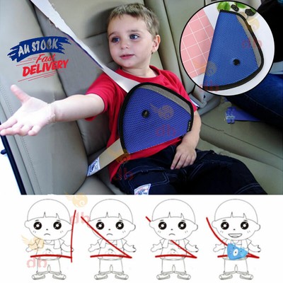 Triangle Baby Kids Car Safe Fit Seat Belt Adjuster Device Auto