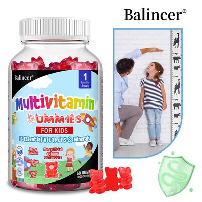 Multivitamin Gummies For Kids,Supports Healthy Growth & Development,