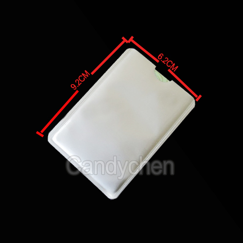 20/50/100X RFID Secure Blocking Credit Card Sleeves Holder Protector Case Shield - Picture 4 of 4