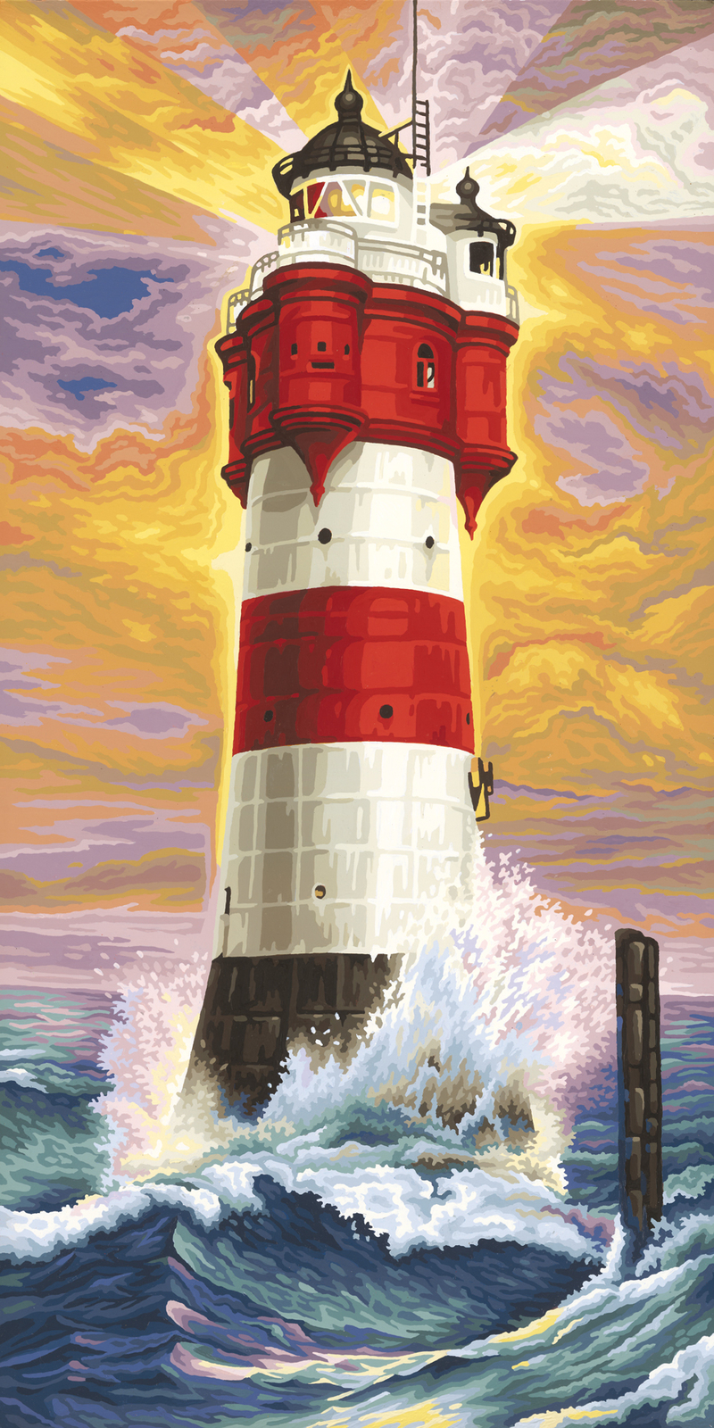 Schipper 609220399 Leuchtturm Roter Sand Malen nach Zahlen | eBay