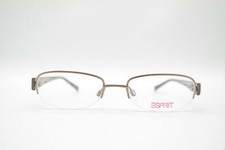 Esprit ET9348 Bronze Brown Half-Frame Glasses Eyeglass Frame New