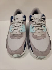 Nike Air Max 90 Shoes White Platinum Glacier Blue FN6958-001 Men's Sz12 NEW