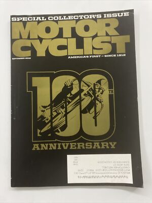 2012 SEPTEMBER MOTOR CYCLIST 100TH ANNIVERSARY (CP116) | eBay