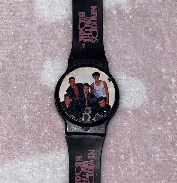 Vintage New Kids On The Block Watch 1990 NKOTB Big Step Prod  display picture 2