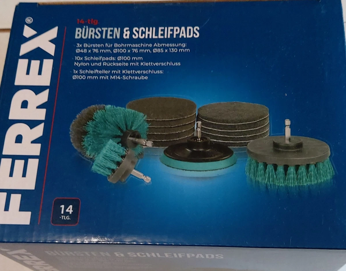 14-teiliges Bürsten Und Schleifpad Set | eBay 