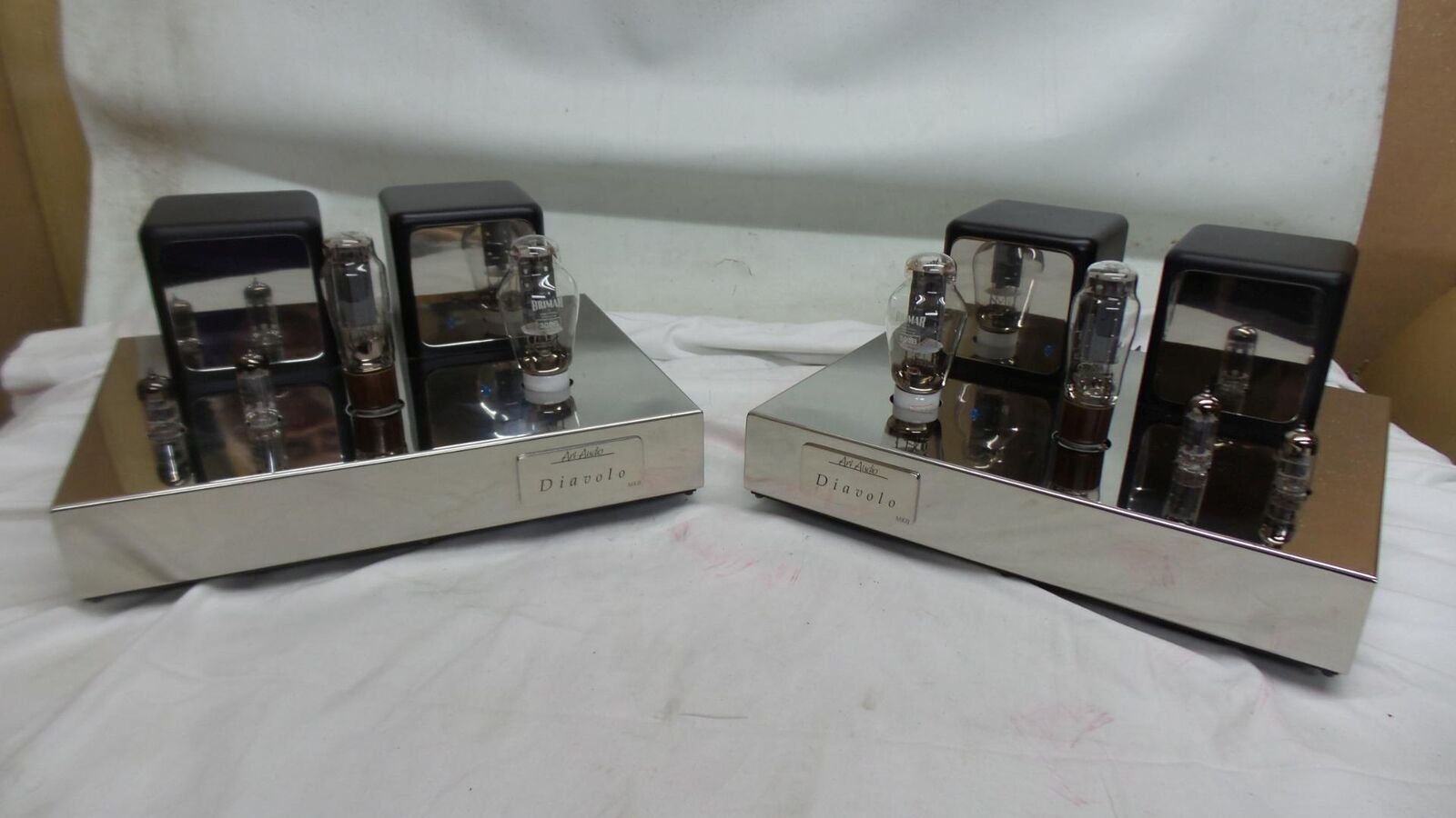 ART AUDIO Diavolo II  silver reference 300B valve monoblock power amplifiers