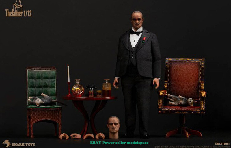 SHARK TOYS ゴッドファーザー Godfather 1/12 フィギュア 1/12 SHARK TOYS Godfather Vito Corleone Action Figure