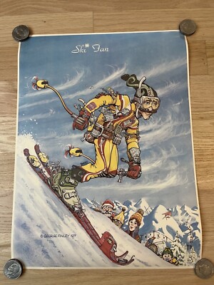 ギルバート&ジョージ　フライヤー Vintage 1977 George Finley “Ski Fan” - Yeti Tag | eBay