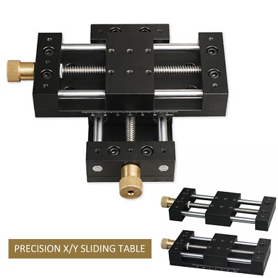 Precision X/Y Sliding Table Manual Straight Linear Stage Translation Assemblable