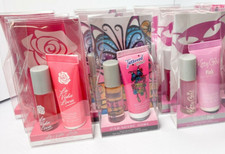 Set of 12 Mini Perfume  Body Lotion Impression Gift Sets for Women SOLD AS-IS